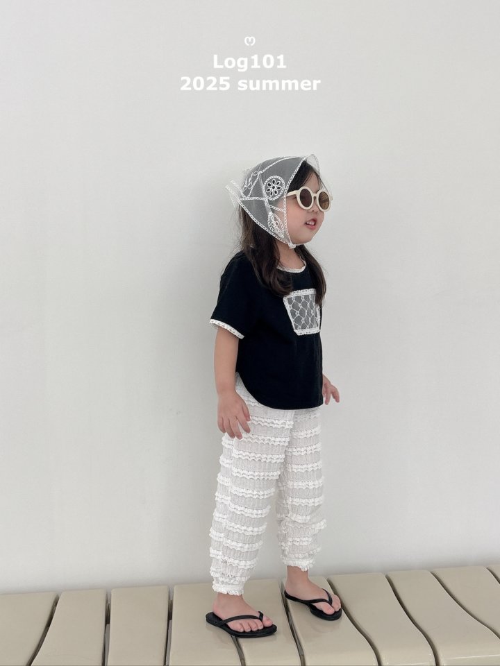 Log101 - Korean Children Fashion - #minifashionista - Lace Tee - 4