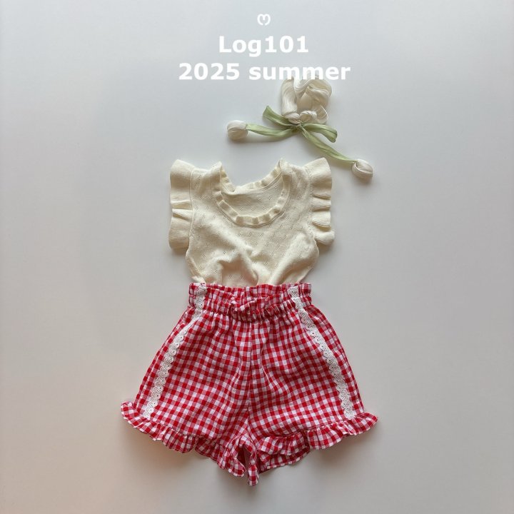 Log101 - Korean Children Fashion - #stylishchildhood - Frill Sleeveless Tee - 3