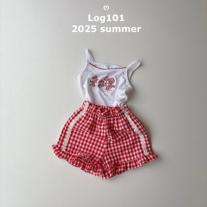 Log101 - Korean Children Fashion - #stylishchildhood - Peach Sleeveless Tee - 2