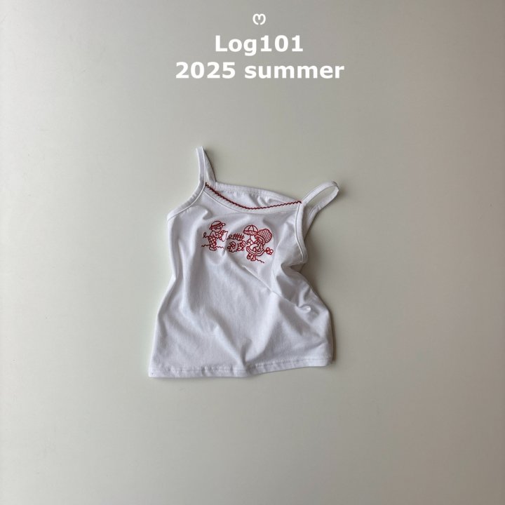 Log101 - Korean Children Fashion - #toddlerclothing - Peach Sleeveless Tee