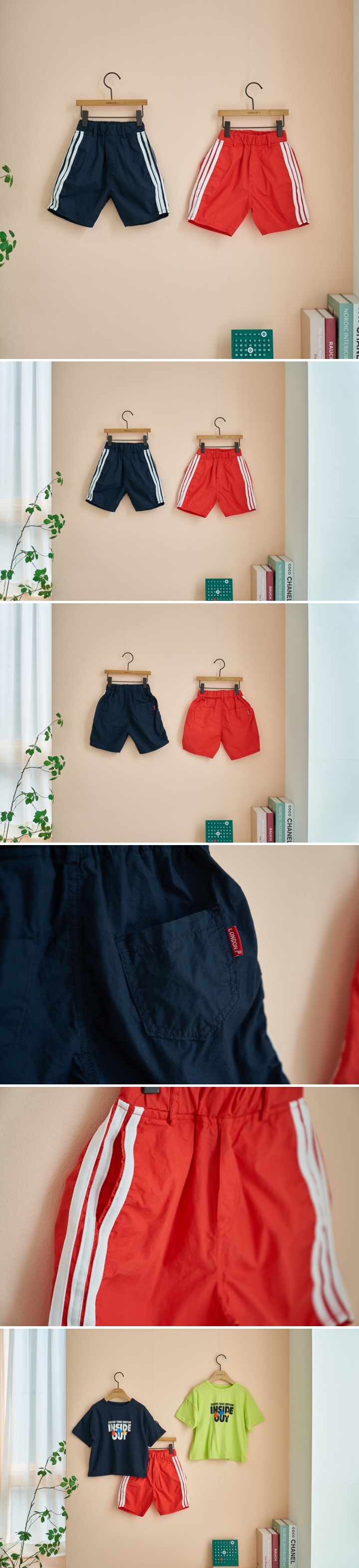 London I - Korean Children Fashion - #magicofchildhood - Three Line Shorts