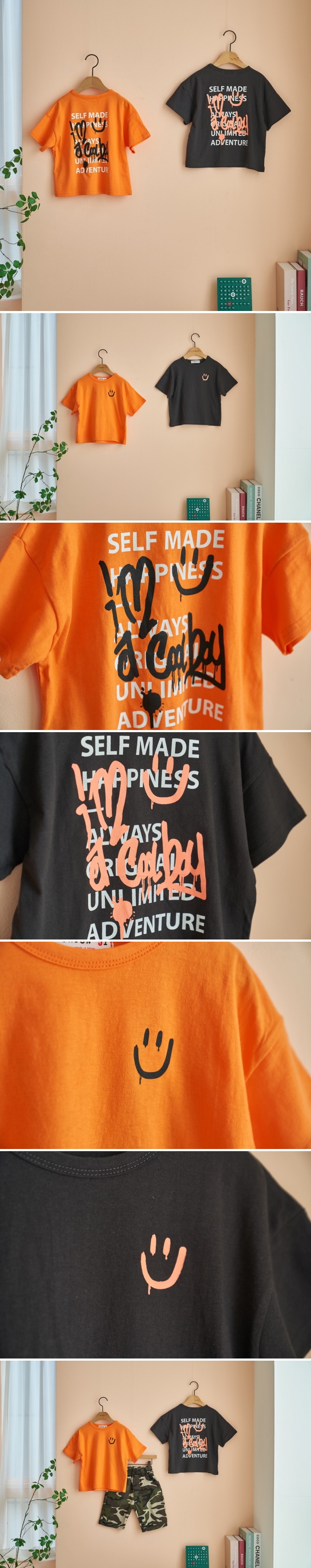 London I - Korean Children Fashion - #prettylittlegirls - Smile Tee
