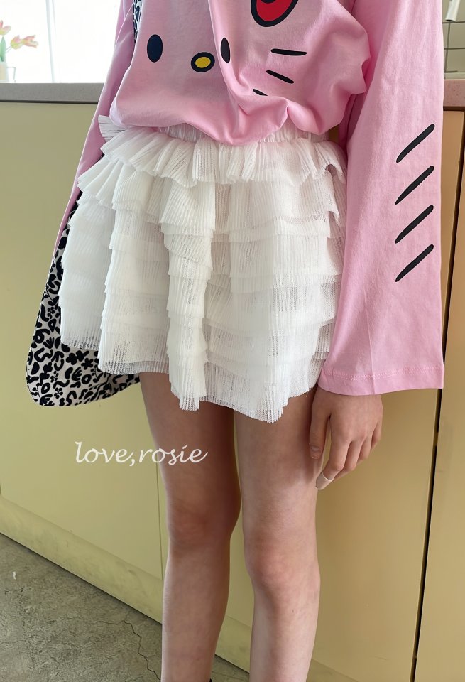 Love Rosie - Korean Children Fashion - #Kfashion4kids - Chiffon Tiered Bloomer Skirt - 10
