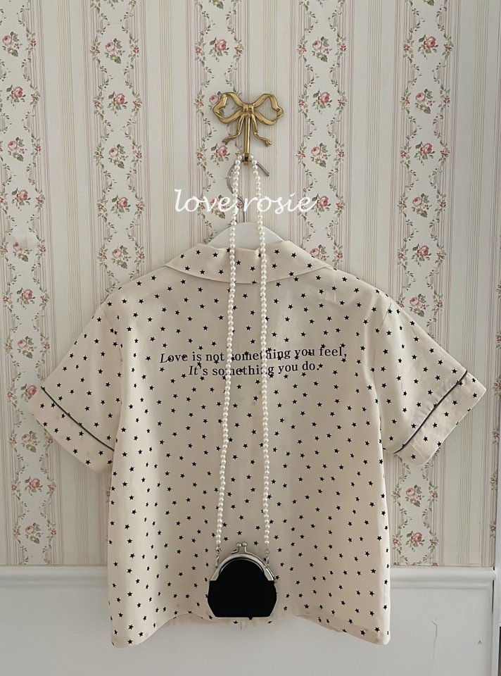 Love Rosie - Korean Children Fashion - #childofig - Star Lettering Shirt