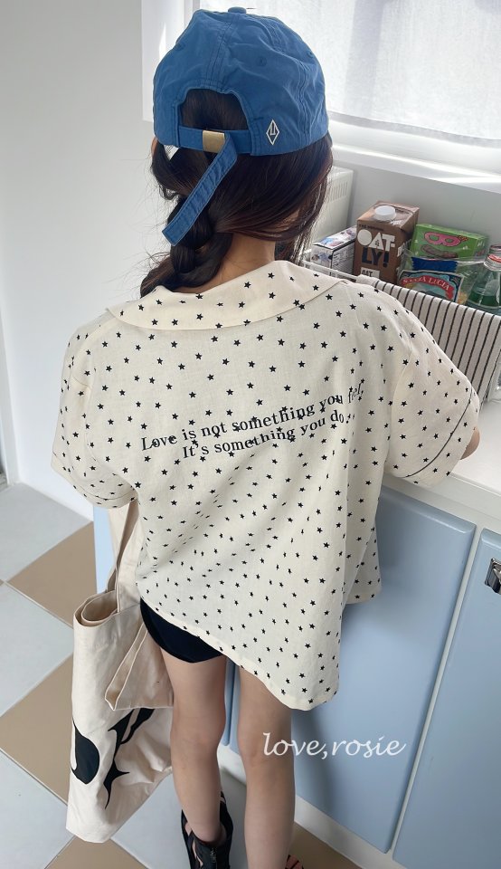Love Rosie - Korean Children Fashion - #childrensboutique - Star Lettering Shirt - 2