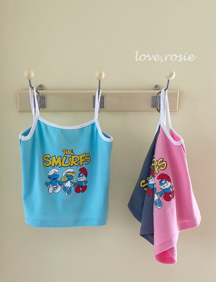 Love Rosie - Korean Children Fashion - #discoveringself - Smurf Sleeveless