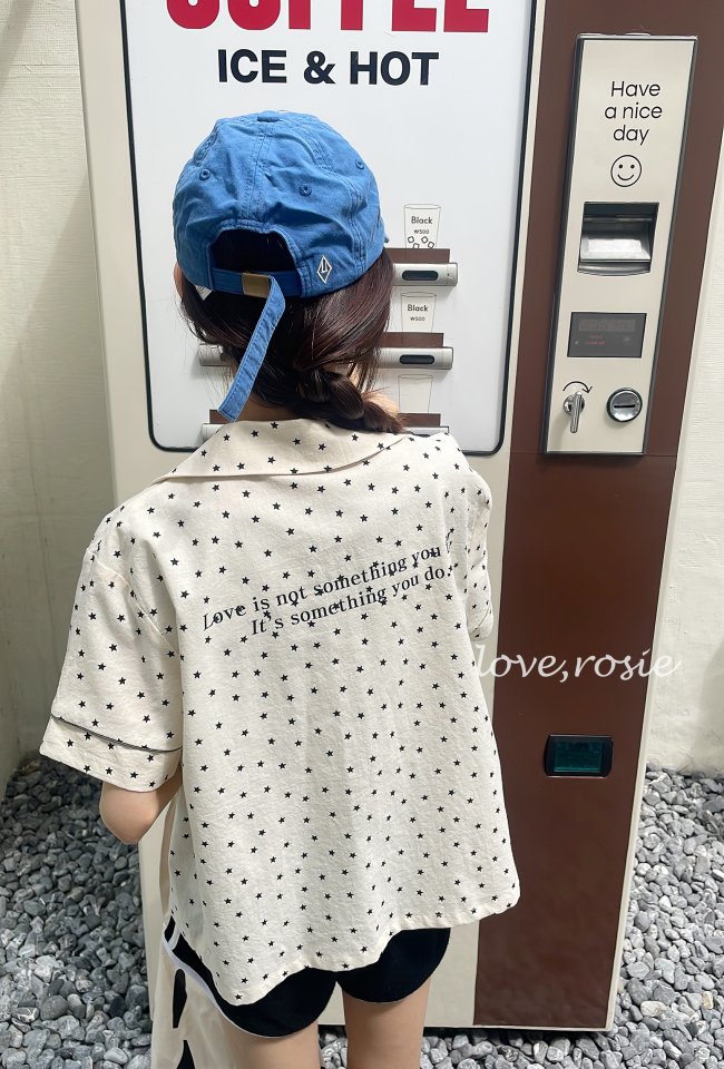 Love Rosie - Korean Children Fashion - #fashionkids - Star Lettering Shirt - 5