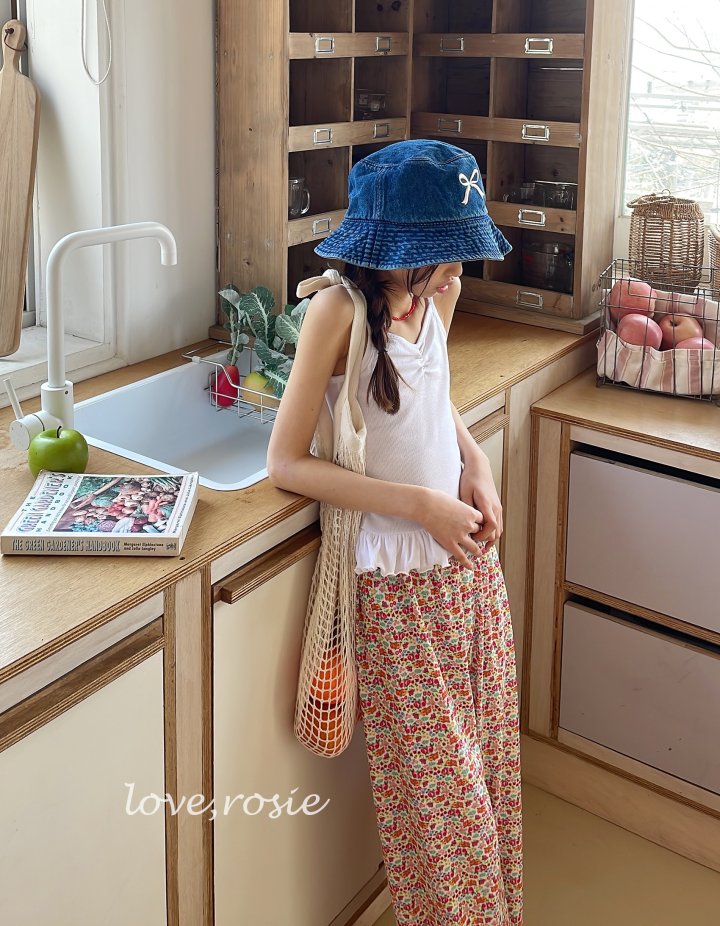 Love Rosie - Korean Children Fashion - #fashionkids - Frill Hem Sleeveless Tee - 4