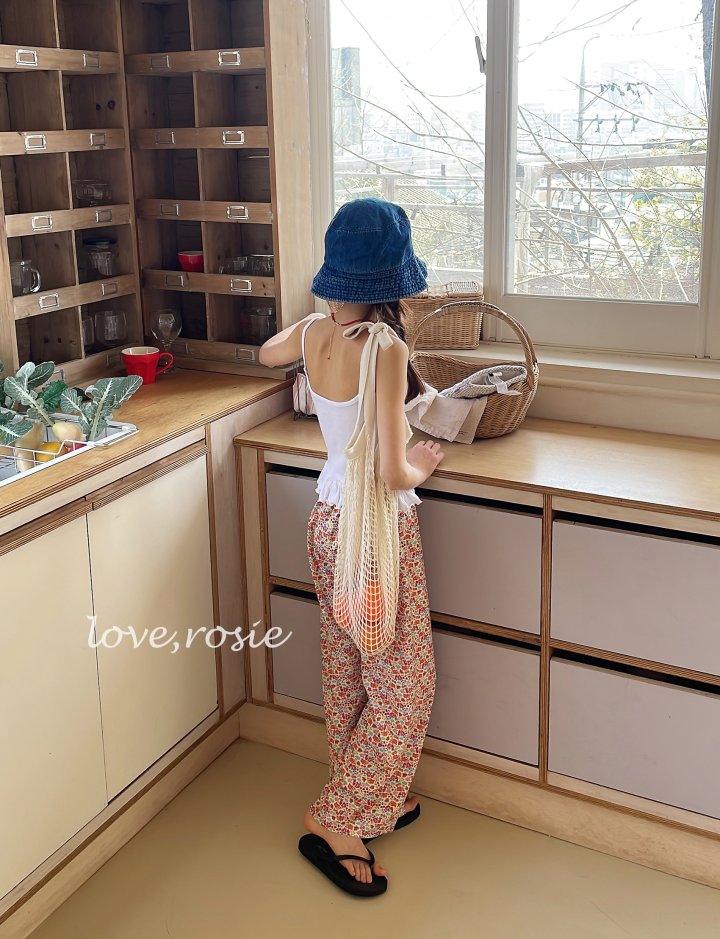 Love Rosie - Korean Children Fashion - #kidzfashiontrend - Frill Hem Sleeveless Tee - 6