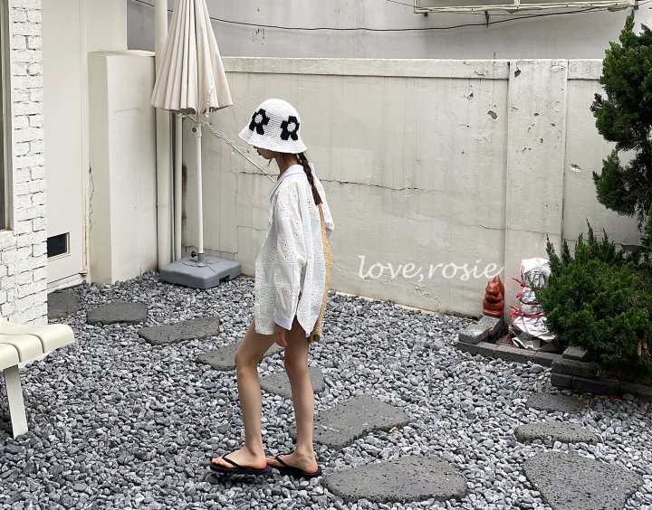 Love Rosie - Korean Women Fashion - #momslook - Eyelet Punching Shirt (with Mom) - 7