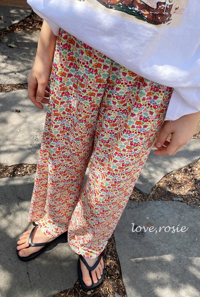 Watercolor Pleated Pants (with Mom) by Love Rosie for Mom + child - view 4