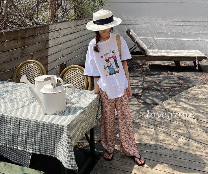 Watercolor Pleated Pants (with Mom) by Love Rosie for Mom + child - view 5