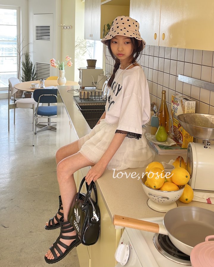 Love Rosie - Korean Women Fashion - #restrostyle - Lace Boxy Tee (with Mom) - 2