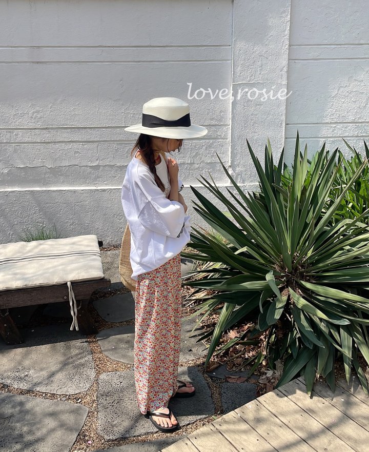 Watercolor Pleated Pants (with Mom) by Love Rosie for Mom + child - view 12