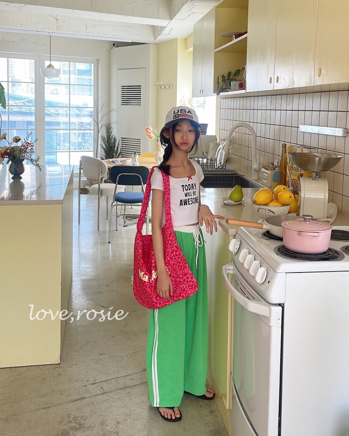 Love Rosie - Korean Women Fashion - #thelittlethings - Towel Tape Pants (with Mom) - 7