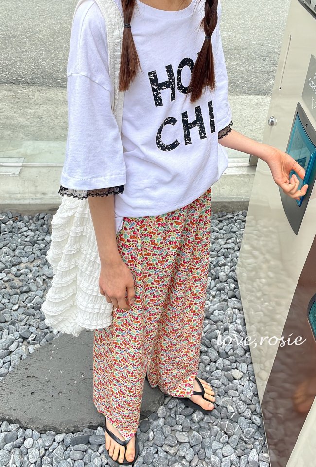 Watercolor Pleated Pants (with Mom) by Love Rosie for Mom + child - view 3