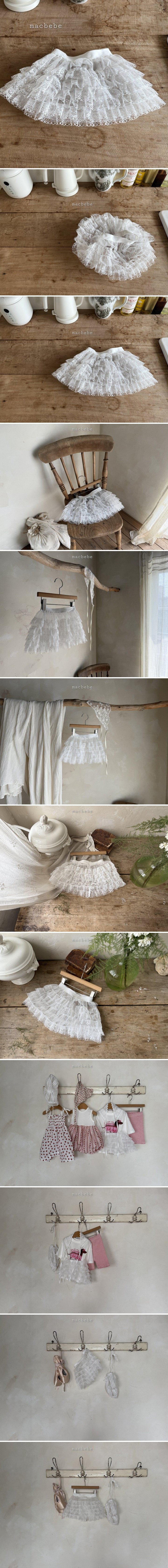 Mac - Korean Baby Fashion - #babyoutfit - Layered Skirt