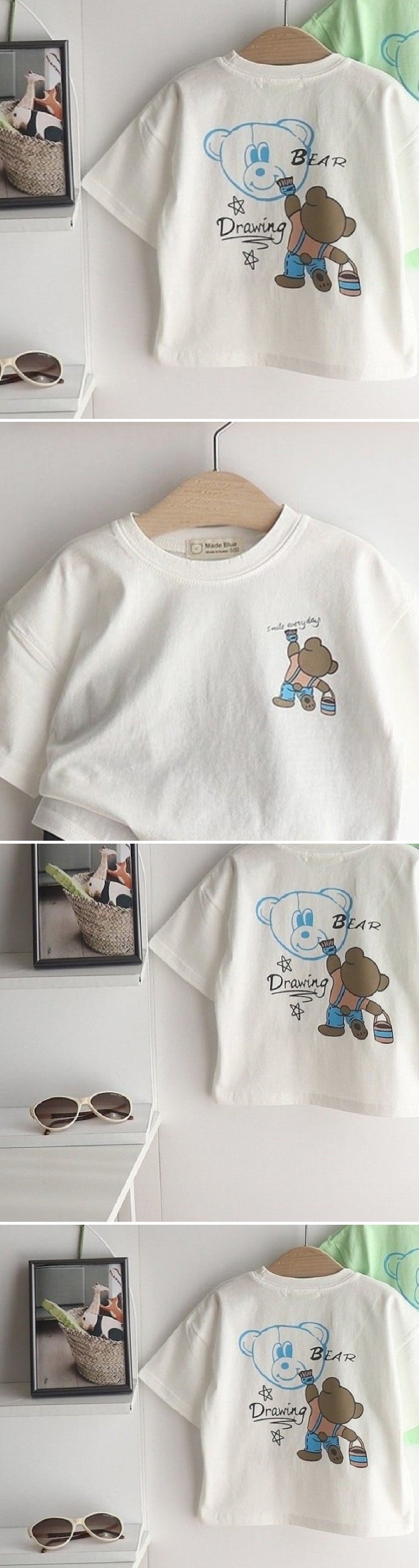 Made Blue - Korean Children Fashion - #minifashionista - Drawing Tee