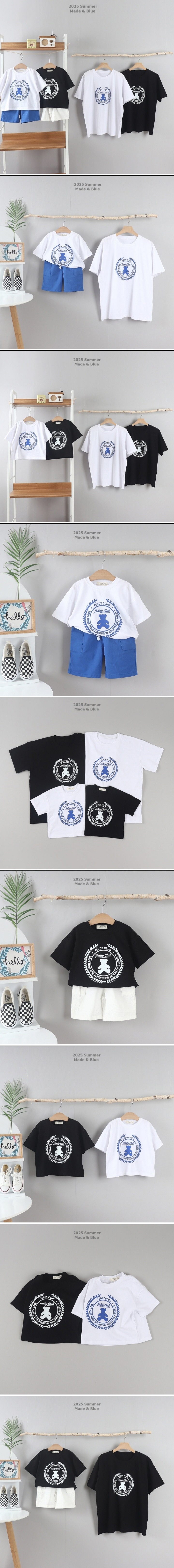 Made Blue - Korean Children Fashion - #stylishchildhood - Teddy Club Tee
