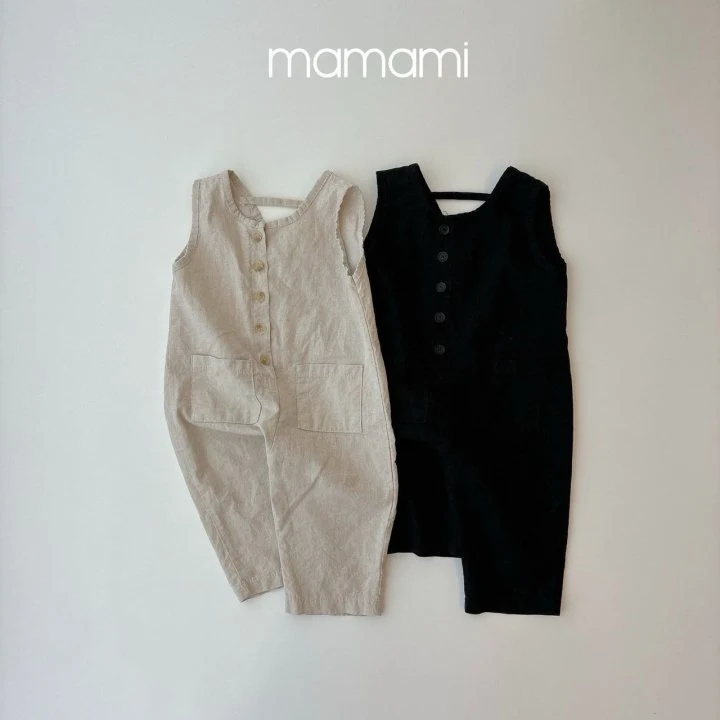 Mamami - Korean Children Fashion - #Kfashion4kids - Button Jumpsuit