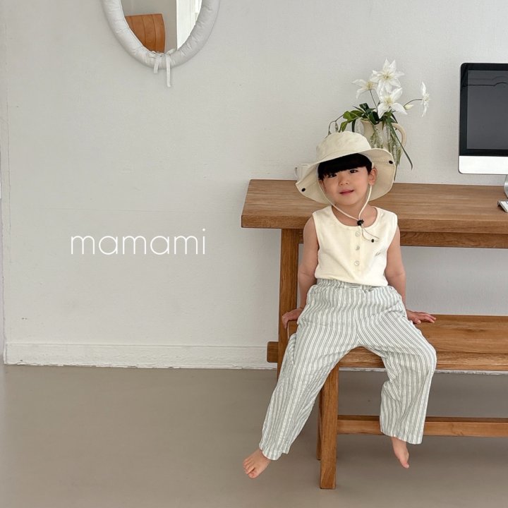 Mamami - Korean Children Fashion - #prettylittlegirls - Button Henley Sleeveless - 4