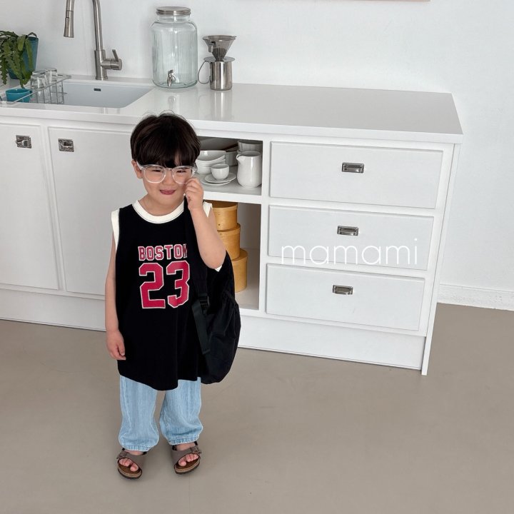 Mamami - Korean Children Fashion - #stylishchildhood - Boston Sleeve Sleeveless - 4