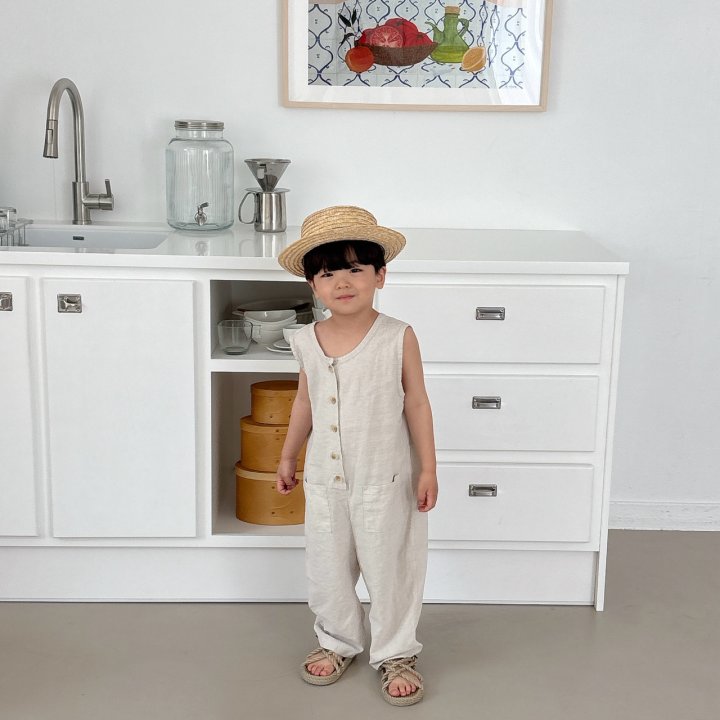 Mamami - Korean Children Fashion - #childrensboutique - Button Jumpsuit - 10