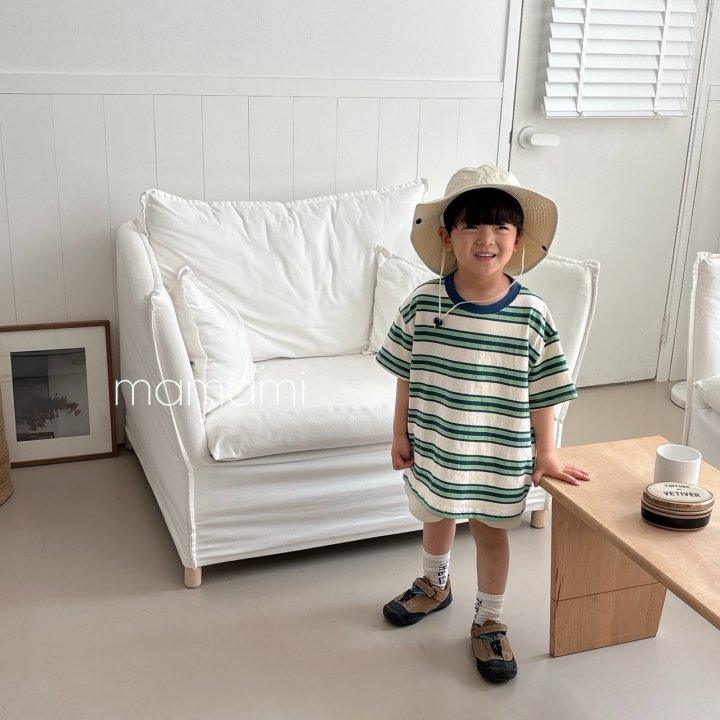Mamami - Korean Children Fashion - #designkidswear - Fine Stripe Tee - 3
