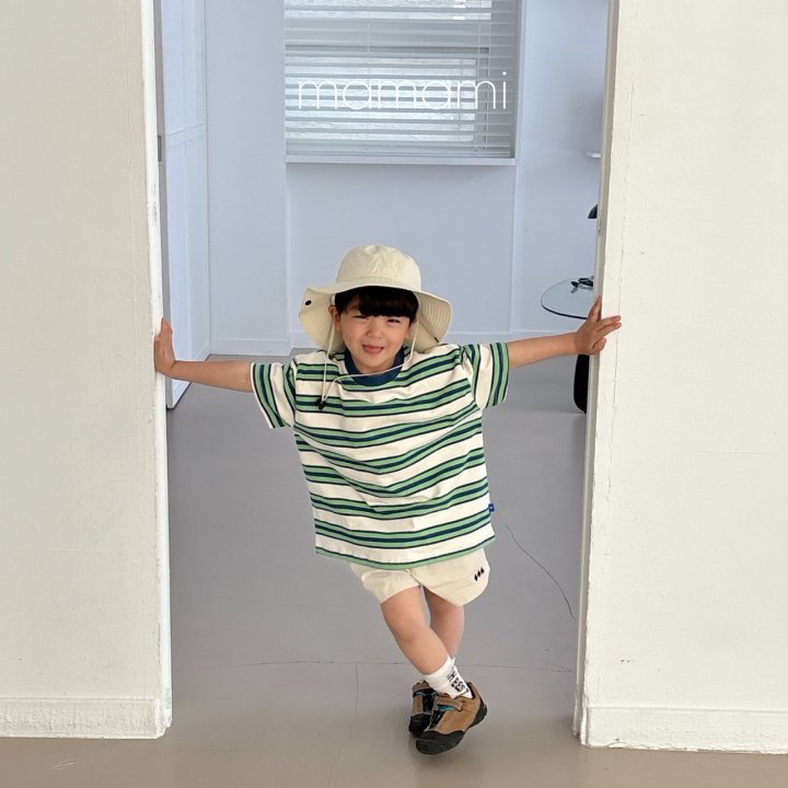 Mamami - Korean Children Fashion - #designkidswear - Fine Stripe Tee - 4
