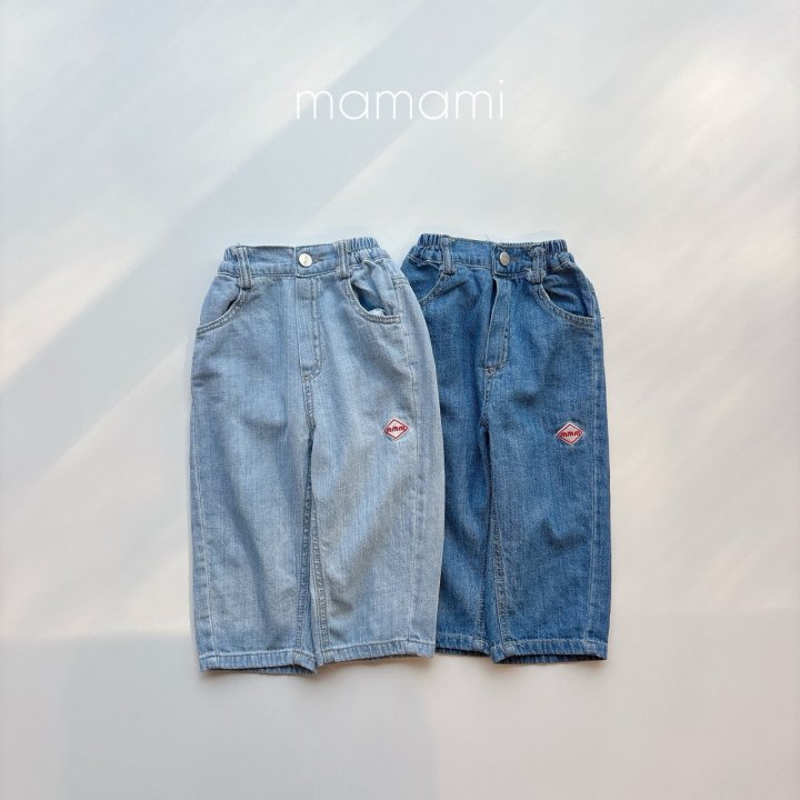 Mamami - Korean Children Fashion - #fashionkids - Wave Denim Pants