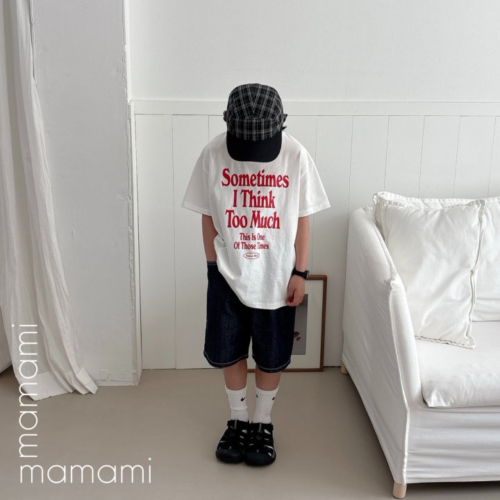 Mamami - Korean Children Fashion - #kidsshorts - Non-fade Denim Pants