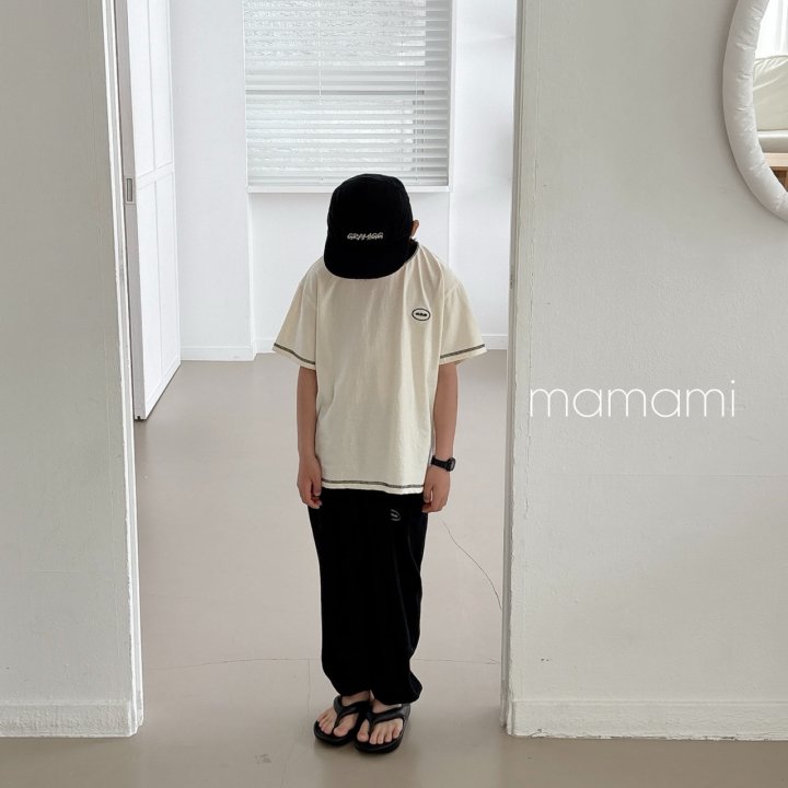 Mamami - Korean Children Fashion - #kidsshorts - Stitch Ring Tee - 12