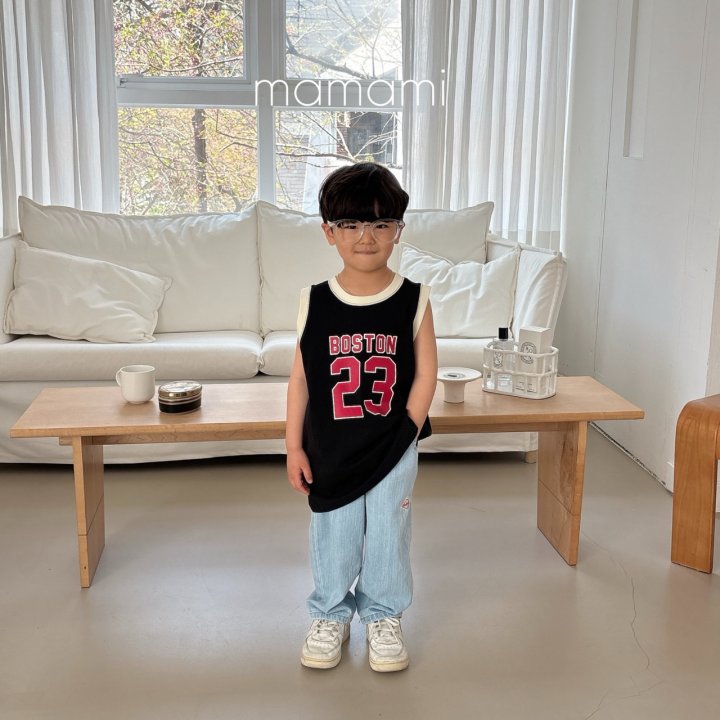 Mamami - Korean Children Fashion - #kidsshorts - Boston Sleeve Sleeveless - 9