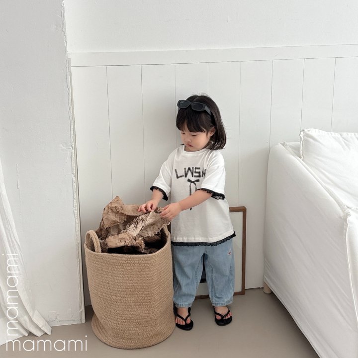 Mamami - Korean Children Fashion - #kidsstore - Wave Denim Pants - 3