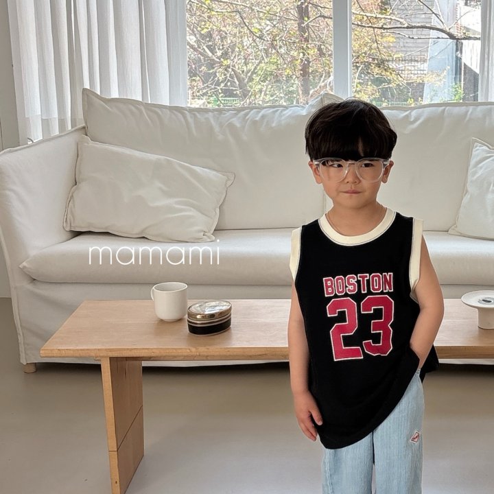 Mamami - Korean Children Fashion - #kidsstore - Boston Sleeve Sleeveless - 10