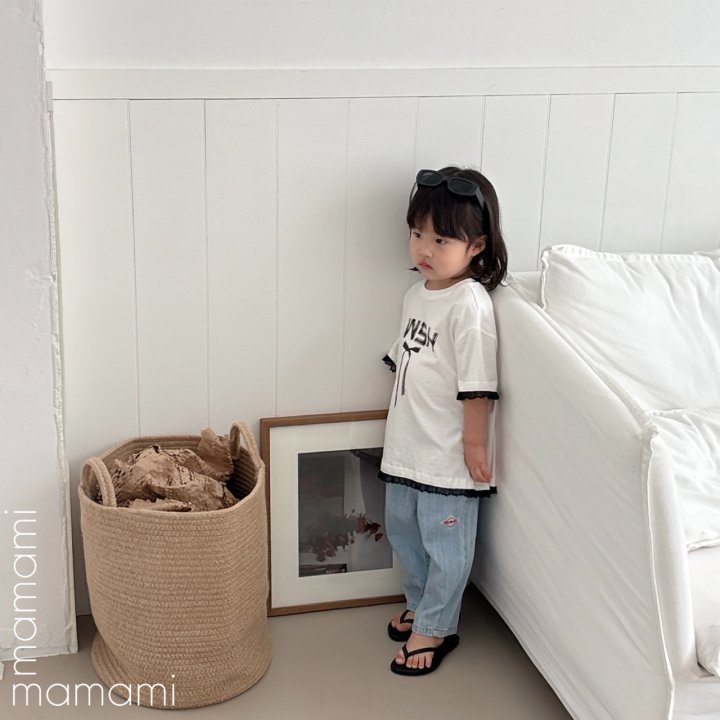 Mamami - Korean Children Fashion - #kidsstore - Wave Denim Pants - 4
