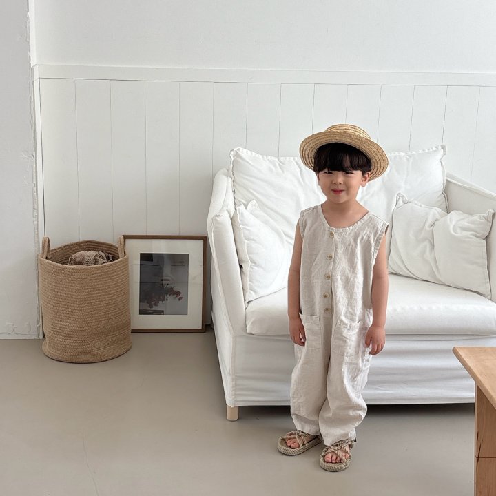 Mamami - Korean Children Fashion - #magicofchildhood - Button Jumpsuit - 3