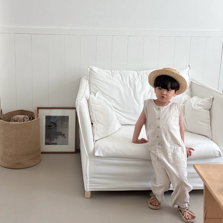 Mamami - Korean Children Fashion - #magicofchildhood - Button Jumpsuit - 4