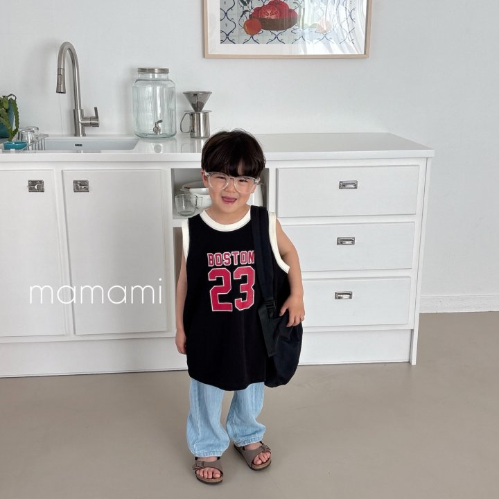 Mamami - Korean Children Fashion - #stylishchildhood - Boston Sleeve Sleeveless - 3