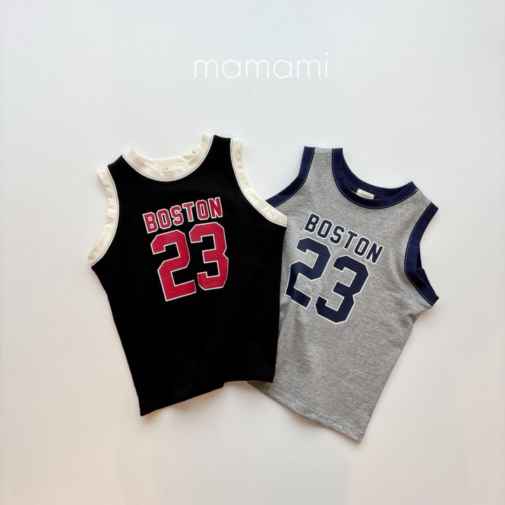 Mamami - Korean Children Fashion - #todddlerfashion - Boston Sleeve Sleeveless