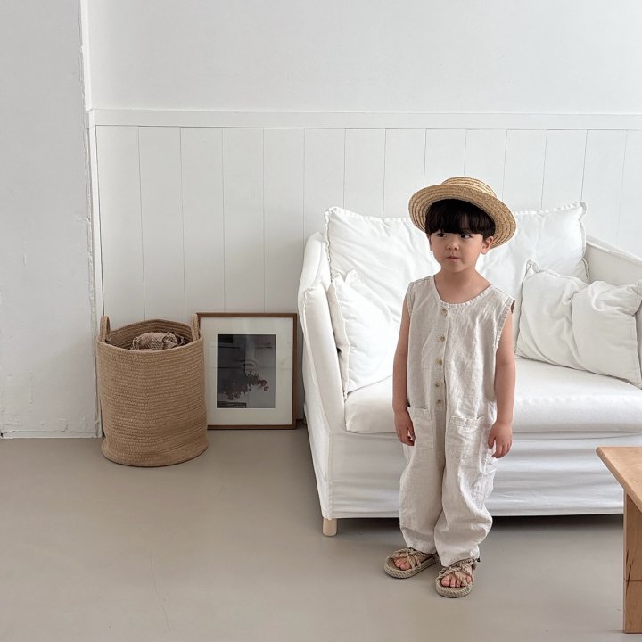 Mamami - Korean Children Fashion - #toddlerclothing - Button Jumpsuit - 7