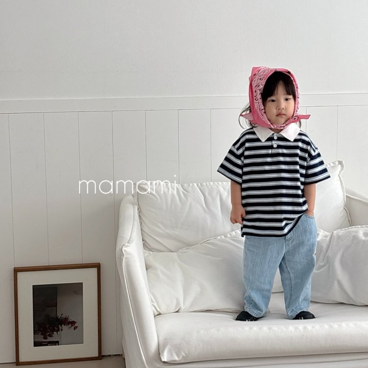 Mamami - Korean Children Fashion - #toddlerclothing - Mellow Collar Tee - 3