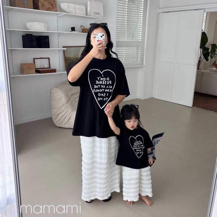 Mamami - Korean Women Fashion - #momslook - Hug Heart Tee (with Mom) - 11