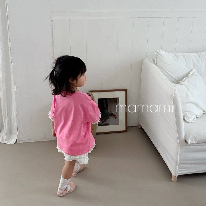 Mamami - Korean Women Fashion - #momslook - Ribbon Lace Tee (with Mom) - 6