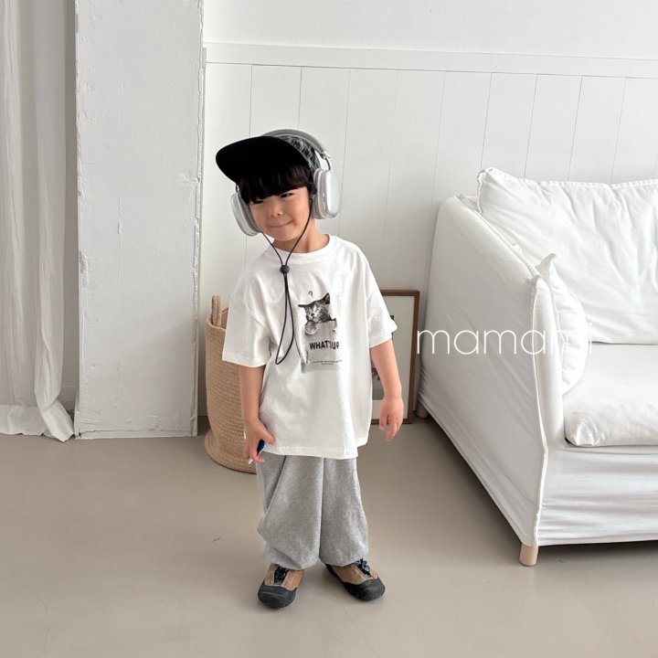 Mamami - Korean Women Fashion - #womensfashion - Whats Up Cat Tee (with Mom) - 4