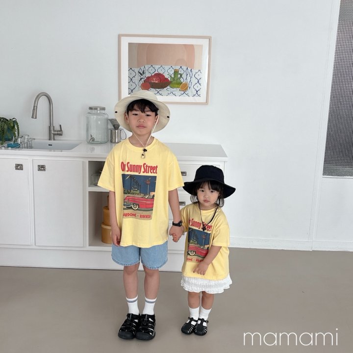 Mamami - Korean Women Fashion - #momslook - Sunny Street Tee (with Mom) - 6