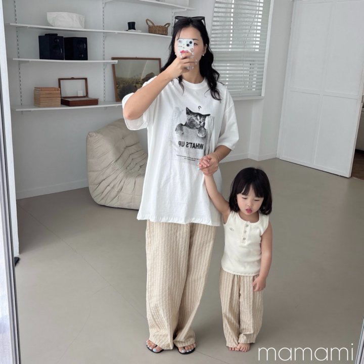 Mamami - Korean Women Fashion - #restrostyle - Whats Up Cat Tee (with Mom) - 11