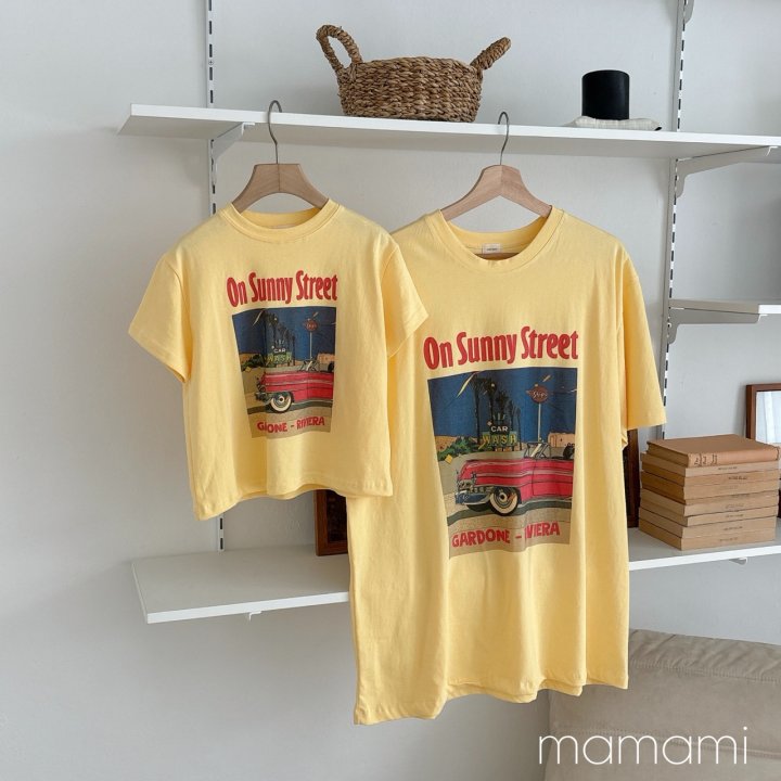 Mamami - Korean Women Fashion - #restrostyle - Sunny Street Tee (with Mom)