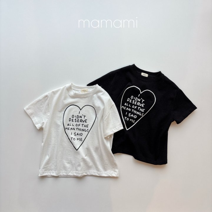 Mamami - Korean Women Fashion - #vintageinspired - Hug Heart Tee (with Mom)