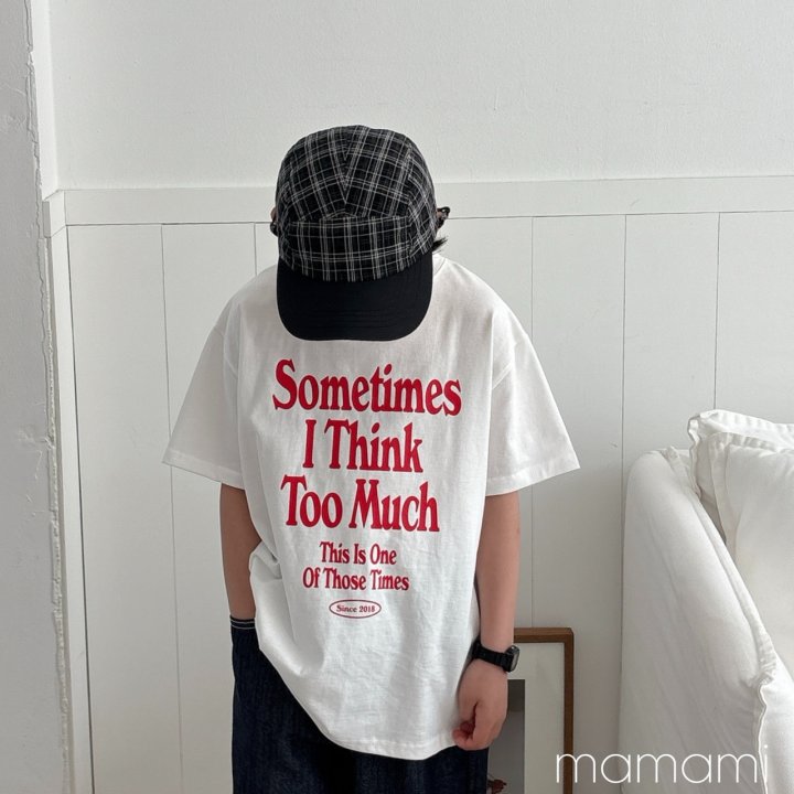 Mamami - Korean Women Fashion - #womensfashion - I Think Tee (with Mom) - 8